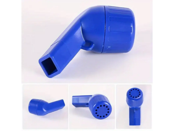 Blue Breathing Trainer & Lung Capacity Enhancer